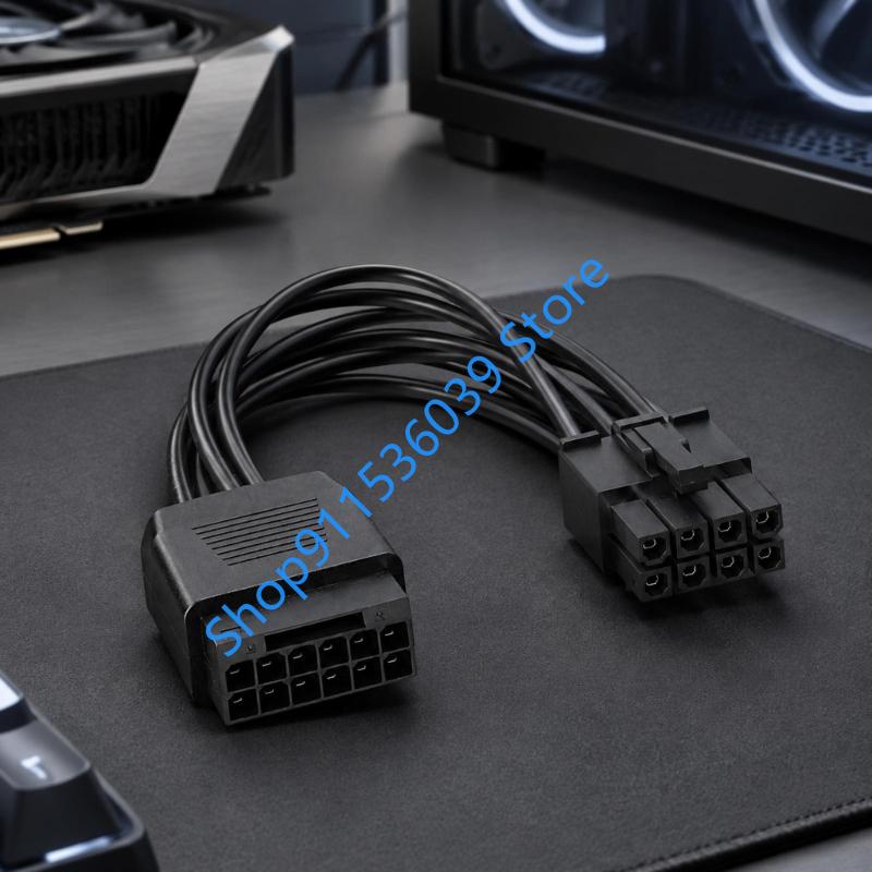 Dual 8Pin To 16Pin 12Vhpwr Cable - Câble d'alimentation 45BB 12 + 4