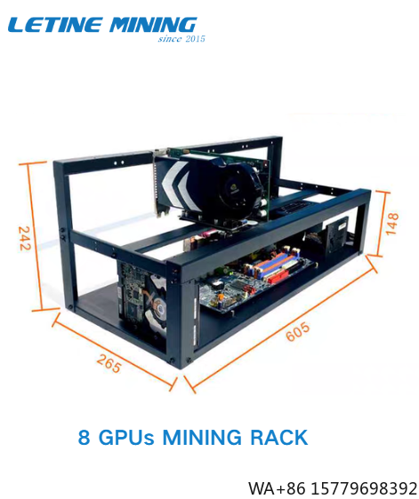 Gpu Mining Rig Frame 8 Gpu - Support de carte graphique pour rack